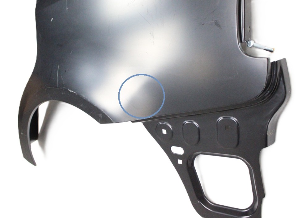 VW TOURAN 1T0 1T3 2010-2015 Tylny tył lewy błotnik 1T0809605H 1T0809843C 3/5