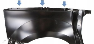 RENAULT KANGOO 3 2008- tylny prawy błotnik 760320266R 7751478987 7751478991 4/4 MINIATURA