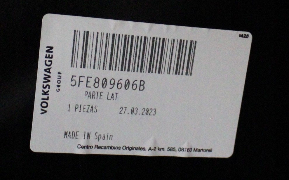 SEAT CUPRA LEON 4 5FE KL8 ST KOMBI 2020-2026 tylny prawy błotnik 5FE809606B 3/5