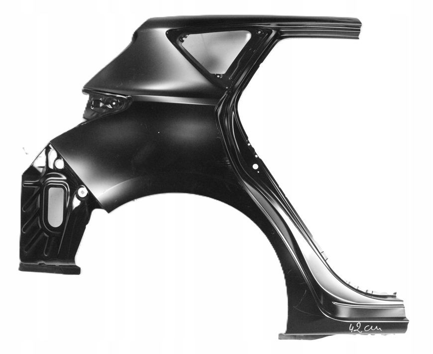 TOYOTA AURIS 2 E18 HB 2012-2018 tylny prawy błotnik 61601-02371 6160102371 1/5