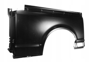 VW TRANSPORTER T6 7E3 L2 LONG 2015-2023 tylny błotnik lewy 7E3809843 2/6 MINIATURA