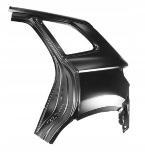 SKODA KAROQ 57A 2017-2026 tylny tył lewy błotnik 57A809601D 57A809605 3/5 MINIATURA