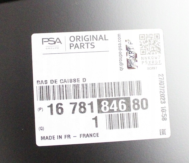 PEUGEOT 308 3 III 5D HB T10 2021-2026 próg słupek prawy 1678184680 5/5