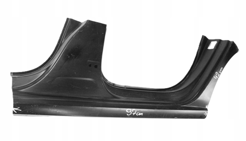 VW POLO 6R4 6C4 5D HB 09- próg słupek lewy 6R4809843A 6R4809843 6R4809051 2/5