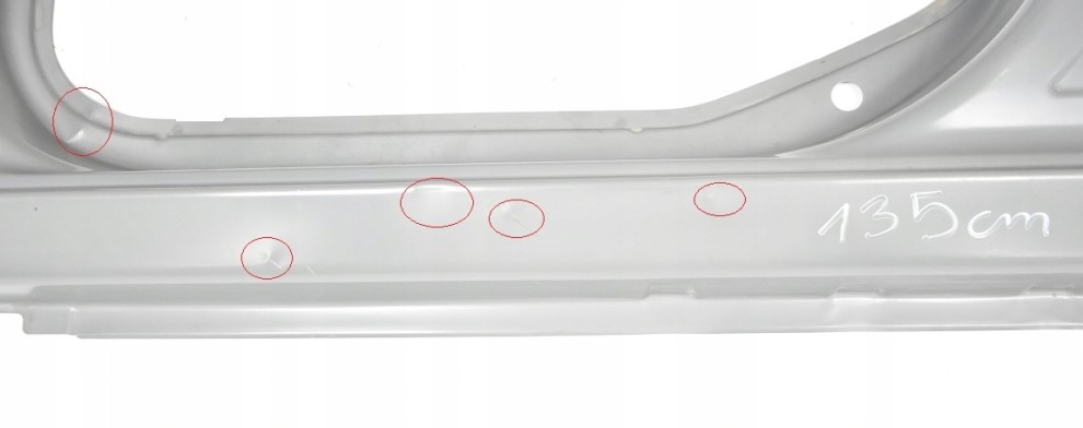 DACIA LODGY 2012- Próg słupek lewy 764619015R 3/5