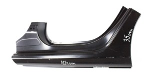 PEUGEOT 308 1 I T7 5D HB 2006-2012 próg słupek lewy 7009N1 2/5 MINIATURA