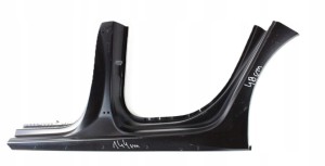 AUDI A3 S3 SPORTBACK 8Y4 2020-2026 próg słupek lewy 8Y4809839A 8Y4809839 2/3 MINIATURA