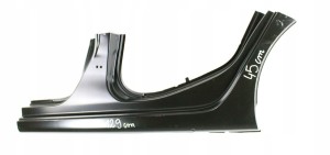 RENAULT CLIO 5 V B7 2019-2025 próg słupek A lewy 764617378R 2/3 MINIATURA