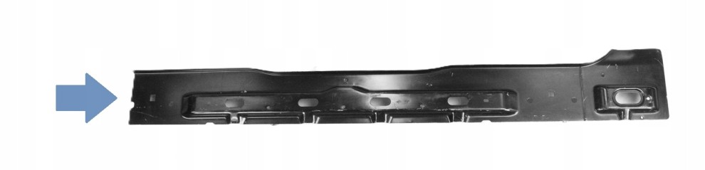 OPEL VIVARO A J7 X83 2001-2014 tylny pas ściana 93161455 2/7