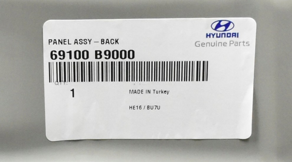 HYUNDAI I10 I-10 II 2 BA 2013-2019 tylny pas ściana 69100B9000 5/7
