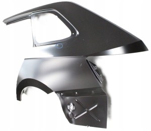 SKODA SUPERB 3 III 3V9 2015-2024 tylny tył lewy błotnik 3V9809601D 3/6 MINIATURA