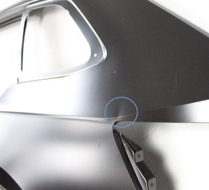 SKODA SUPERB 3 III 3V9 2015-2024 tylny tył lewy błotnik 3V9809601D 4/6 MINIATURA