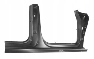 VW TOURAN 5TA 2015-2024 próg słupek prawy 5TA809836 5TA809606A 2/5 MINIATURA