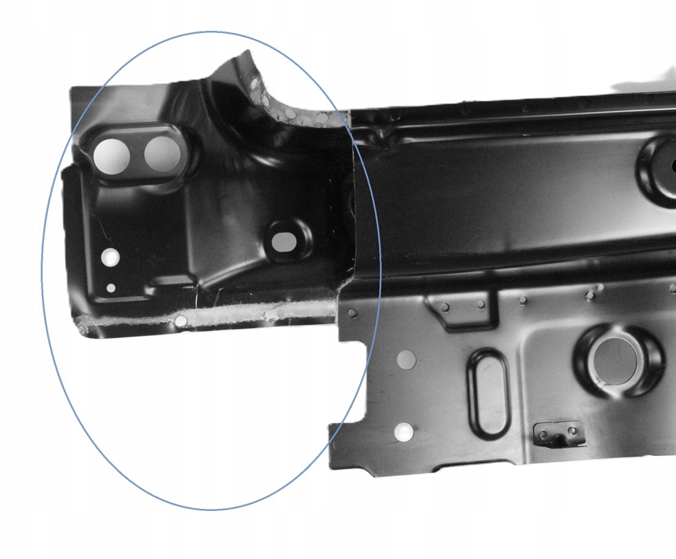 MERCEDES GLA X156 W156 A156 156 2019-2019 tylny pas ściana A1566400000 4/6