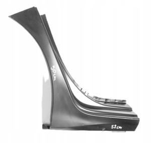 AUDI A3 S3 SEDAN 8Y5 2020-2025 tylny prawy błotnik słupek C 8Y5809838 2/3 MINIATURA