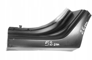 RENAULT CLIO 4 IV 2012-2017 próg słupek C lewy 760230395R 3/3 MINIATURA