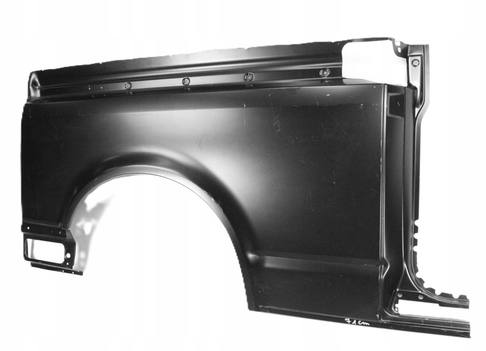 VW TRANSPORTER T6 7E3 L2 LONG 2015-2023 tylny błotnik prawy 7E3809844 3/4