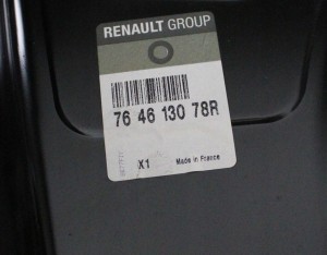 RENAULT MEGANE 3 III GRANDTOUR KOMBI 2009-2016 próg słupek lewy 764613078R 4/6 MINIATURA