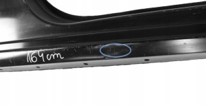 OPEL ASTRA K 5 V B16 2016-2021 próg słupek prawy 39045588 39117464 4/6 MINIATURA