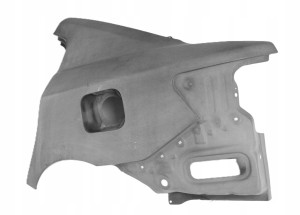 TOYOTA AVENSIS T27 T29 SEDAN 09- tylny lewy błotnik 61602-05130 6160205130 2/4 MINIATURA