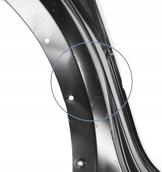 VW TIGUAN 2 II 5NA AD1 2016-2024 tylny prawy błotnik słupek C 5NA809844 4/6