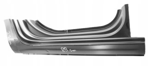 SKODA SUPERB 3 III 3V0 3V5 3V9 15- próg słupek prawy 3V9809602C 3V5809602C 3/5 MINIATURA