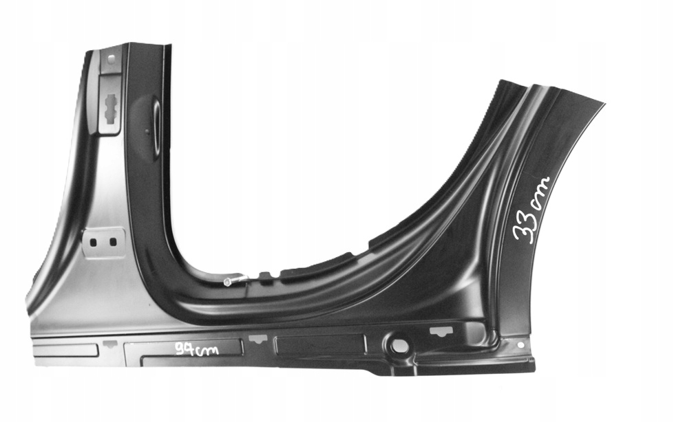 MERCEDES-BENZ A-KLASA W177 A177 177 2018- próg słupek lewy A1776374301 2/5