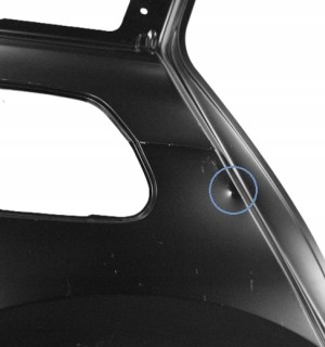 VW GOLF 8 VIII 5H9 CG5 KOMBI 2020- Tylny prawy błotnik 5H9809606 5H9809844 4/4 MINIATURA