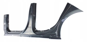 MERCEDES B-KLASA W247 A247 247 2018-2025 próg słupek lewy A2476372102 3/4 MINIATURA