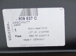 AUDI A4 S4 B9 LIFT KOMBI 8W9 2019-2024 tylny tył lewy błotnik 8W9809837C 4/6 MINIATURA