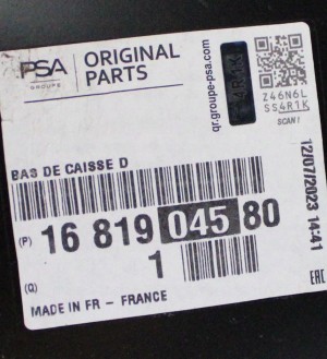 OPEL ASTRA L 6 VI 2021-2026 5D HB próg słupek prawy 1681904580 4/6 MINIATURA