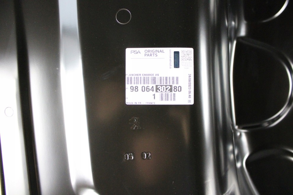 CITROEN C3 III SX ADBLUE 2016-2024 wanna podłoga bagażnika 9806430280 3/6