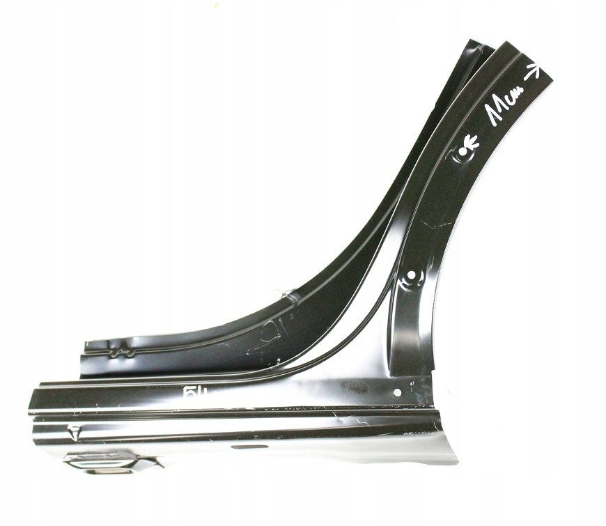 RENAULT CAPTUR 1 I 2013-2019 Tylny lewy błotnik słupek C 760313857R 2/2