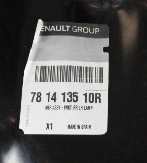 RENAULT CAPTUR 2 II HF 2020-2025 tylny tył lewy błotnik okular 781413510R 4/6 MINIATURA