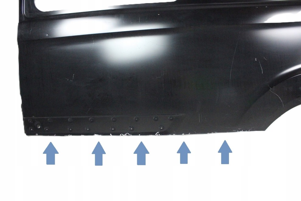 FORD TRANSIT CUSTOM V362 2012- L2 MAXI tylny lewy błotnik 1790945 2777695 4/5