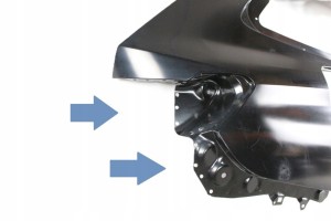 BMW 3 III G20 TOURING G21 KOMBI 2019-2025 tylny prawy błotnik 41007493270 4/4 MINIATURA