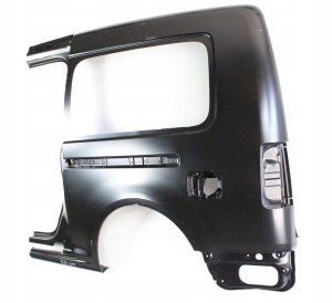 VW CADDY LIFE III IV LIFE MAXI 2K3 2004-2020 tylny lewy błotnik 2K3809843T 2/6 MINIATURA