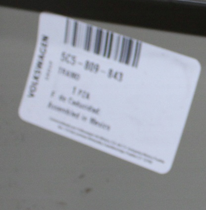 VW BEETLE 5C5 3D 2011-2019 tylny lewy błotnik 5C5809843 5C5821305C 6/8