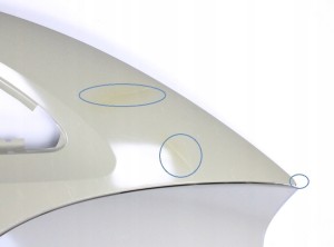 VW BEETLE 5C5 3D 2011-2019 tylny lewy błotnik 5C5809843 5C5821305C 4/8 MINIATURA