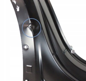 VW TIGUAN 2 II 5NA 2016-2023 próg słupek C prawy zejście kolanko 5NA809052 3/3 MINIATURA