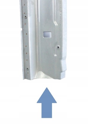 IVECO DAILY 6 VI H2 2014-2025 tylny prawy błotnik słupek narożnik 4/4 MINIATURA