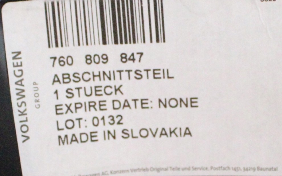 VW TOUAREG 3 III 760 CR7 2018-2025 próg słupek lewy 760809847 4/6