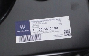 MERCEDES GLA X156 A156 156 2013-2019 próg słupek A lewy A1566370300 4/6 MINIATURA