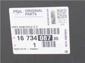 FIAT SCUDO 3 III 2022-2025 słupek A czołowy szybowy lewy 1673408780 4/6 MINIATURA