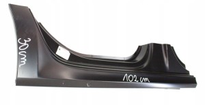 SKODA OCTAVIA 4 IV 5E7 2020-2024 próg słupek prawy 5E7809602D 3/5 MINIATURA