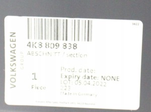 AUDI A7 S7 II 2 SPORTBACK C8 4K8 2018-2024 tylny błotnik prawy 4K8809838 4/6 MINIATURA