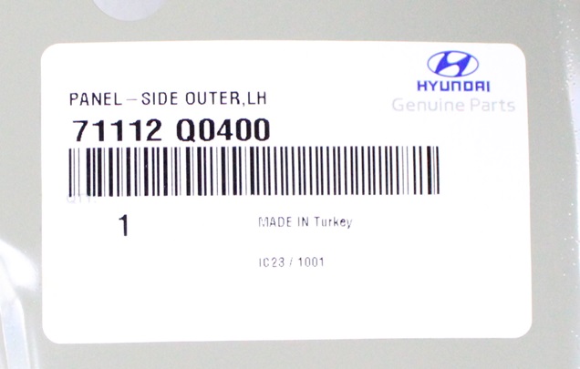 HYUNDAI BAYON 2021- próg słupek A lewy 71112Q0400 71112-Q0400 3/3