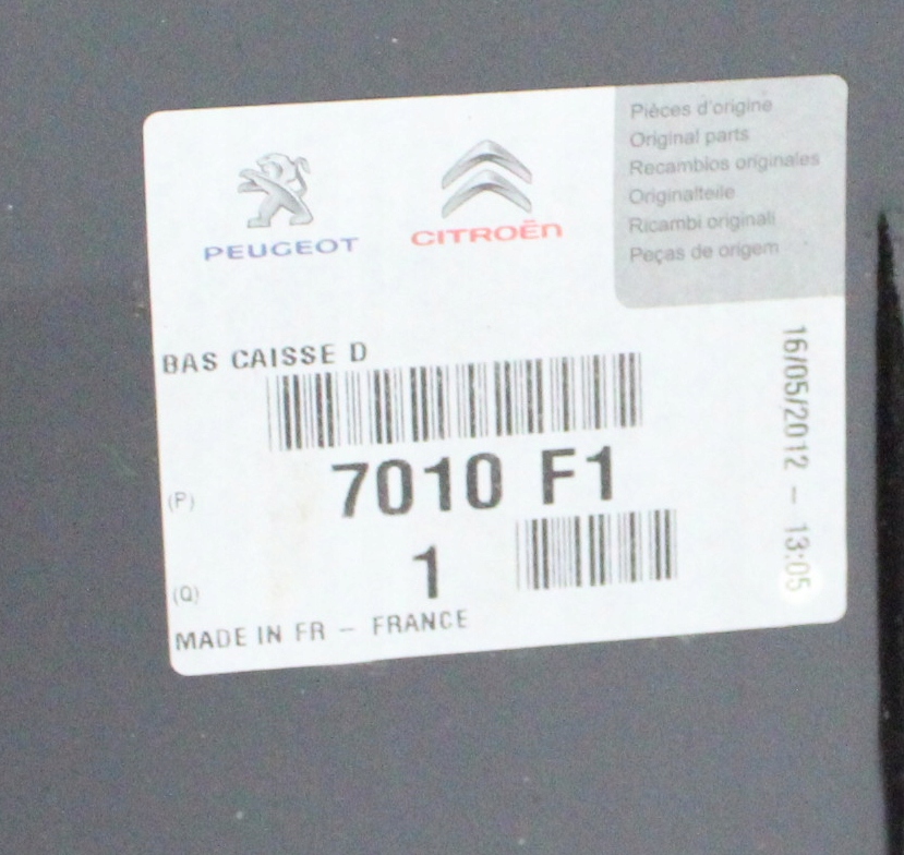 CITROEN XSARA PICASSO 1999-2010 Próg słupek prawy 7010F1 4/4