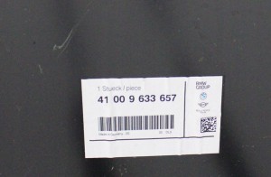 MINI COOPER R57 CABRIO 2008-2015 tylny lewy błotnik 41009633657 41002758373 4/4 MINIATURA