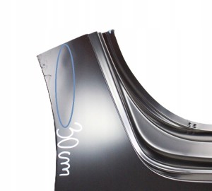 OPEL CORSA F 2019-2024 próg słupek prawy 1666081680 3/4 MINIATURA